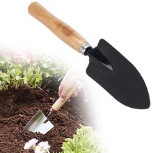 Load image into Gallery viewer, Your Brand Gardening Tools - Falcon Gloves, Flower Cutter/Scissor & Garden Tool Wooden Handle (3pcs-Hand Cultivator, Small Trowel, Garden Fork)