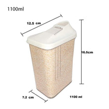 Load image into Gallery viewer, 149 Plastic Transparent Cans, Jars Storage Bottles, Storage Box (1100 ml, 1pc)