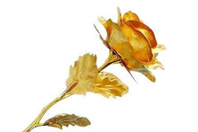 Load image into Gallery viewer, 046+879 Effete Festival Gift Combo - Chocolate Coated Roasted Hazelnut 96gm with Golden Rose 10 INCHES with Carry Bag