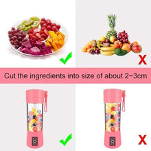Load image into Gallery viewer, 133 Portable USB Electric Juicer - 6 Blades (Protein Shaker)
