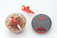 Load image into Gallery viewer, 0197 Manual 2 in 1 Compact &amp; Powerful Hand Held Vegetable Chopper/Blender
